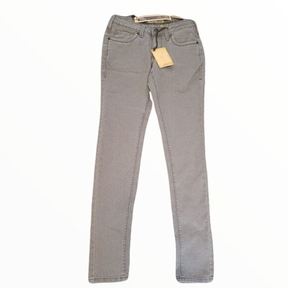 NWT HYBRID & COMPANY GRAY SKINNY JEANS SZ. 3 - Picture 4 of 5